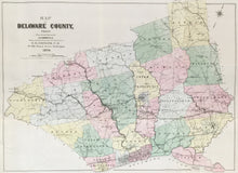 Load image into Gallery viewer, Hopkins, H.W.  “Map of Delaware County”
