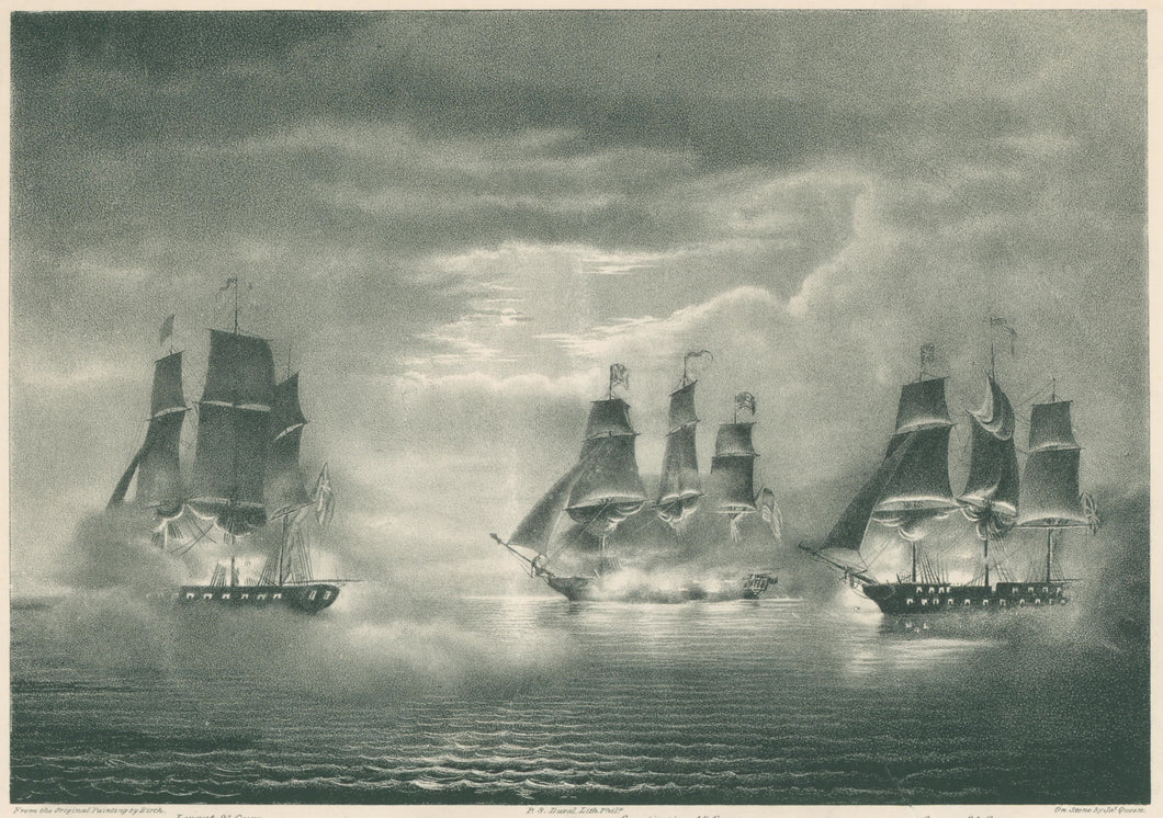 Birch, Thomas “Capture of H. M. Ships Cyane & Levant, by the U. S. Frigate Constitution, to Chas. Stewart Esqr. His Officers & Crew”