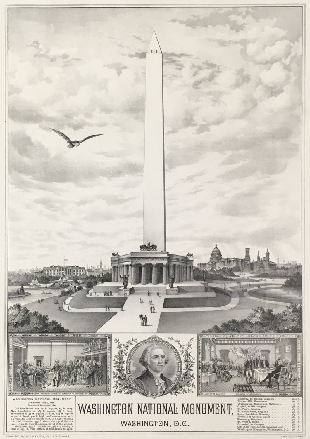 Unattributed “Washington National Monument. Washington, D.C. –  Philadelphia Print Shop