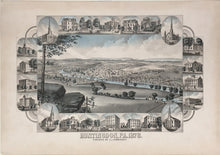 Load image into Gallery viewer, Denslow, W.W.  “View of Huntingdon, PA., 1878&quot;
