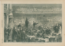 Load image into Gallery viewer, Unattributed “The Republican Convention in Session. -- View from the Stage&quot; [Chicago]
