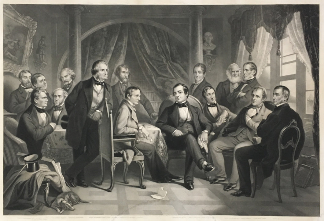 Schussele, Christian  “Washington Irving And His Literary Friends At Sunnyside.”
