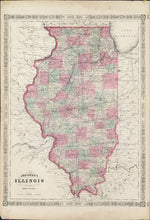 Load image into Gallery viewer, Johnson and Ward  &quot;Johnson&#39;s Illinois&quot;
