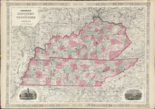 Load image into Gallery viewer, Johnson, A.J. &quot;Johnson&#39;s Kentucky and Tennessee&quot;
