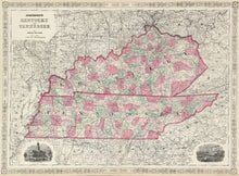 Load image into Gallery viewer, Johnson, A.J. &quot;Johnson&#39;s Kentucky and Tennessee&quot;
