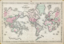 Load image into Gallery viewer, Johnson, A.J. “Johnson’s Map of the World.”
