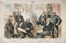 Load image into Gallery viewer, Gillam, Bernhard &quot;President Harrison and his Cabinet.&quot;
