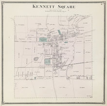 Load image into Gallery viewer, Witmer, A.R.  “Kennett Square.” From &quot;Atlas of Chester County&quot;
