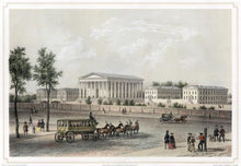 Load image into Gallery viewer, Köllner, Augustus  “Girard-College.”   Plate 9 from &quot;Views of American Cities&quot;
