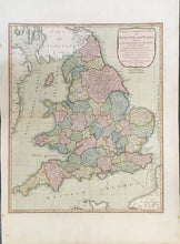 Load image into Gallery viewer, Dunn, Samuel “A New and Compendious Map of England and Wales…&quot;
