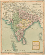 Load image into Gallery viewer, Laurie &amp; Whittle. “Hinsdoostan with the Island of Ceylon Maldivas &amp;c. &amp;c.”
