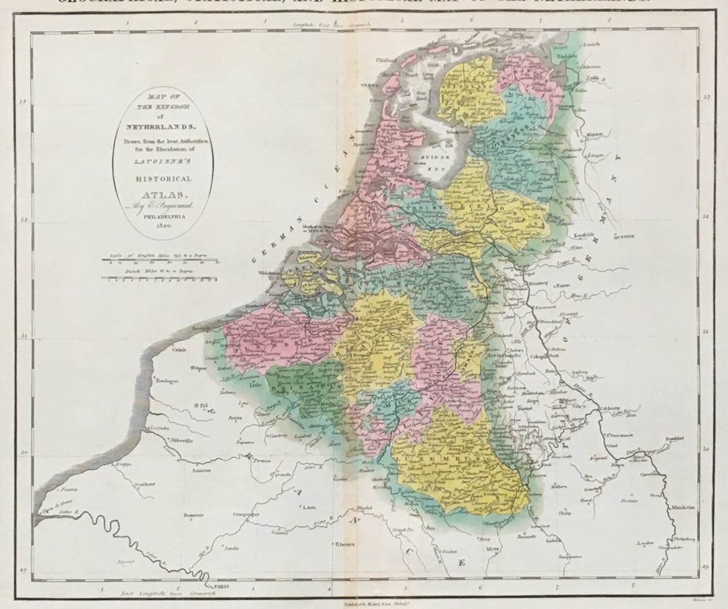 Lavoisne, C.V. “Map of the Kingdom of Netherlands…”