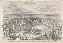 Load image into Gallery viewer, Unattributed &quot;The Great Fight between Heenan and Sayers for the Championship, on Tuesday, April 17, at Farnborough, near Aldershott, England, resulting in a Drawn Battle after Forty-two Rounds.&quot;

