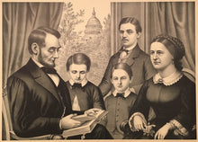 Load image into Gallery viewer, Unattributed.  &quot;Lincoln and Family.&quot;
