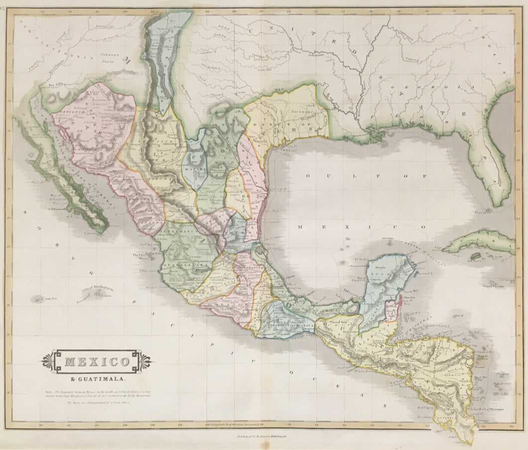 Lizars, Daniel “Mexico & Guatimala