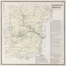 Load image into Gallery viewer, Witmer, A.R.  “London Grove.” From &quot;Atlas of Chester County&quot;
