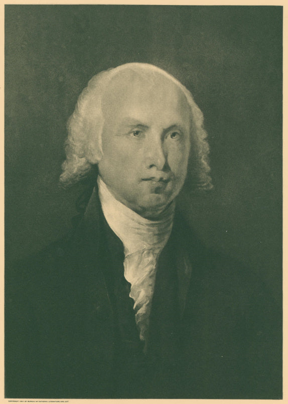 Stuart, Gilbert  “James Madison.”  From The White House gallery of Official Portraits of the Presidents