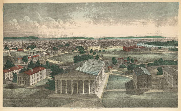 Lange, G.G. “Philadelphia.”  [Girard College in the foreground]