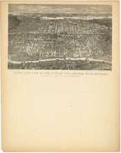 Load image into Gallery viewer, Bachmann, John, after  “Birds Eye View of the City of Philadelphia with Environs”
