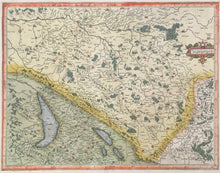 Load image into Gallery viewer, Mercator, Gerard  “Burgundia Superior.”  [Burgundy, France including Lake Geneva, Switzerland]
