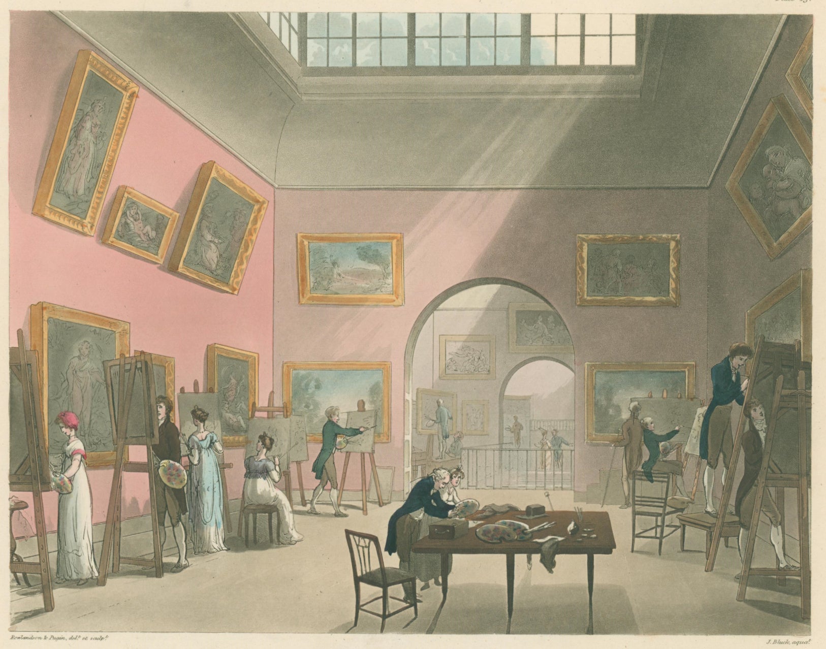 Rowlandson, Thomas & Pugin, Augustus Charles “British Institution, Pal ... Rowlandson, Thomas & Pugin, Augustus Charles “British Institution, Pal ...