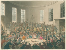 Load image into Gallery viewer, Rowlandson, Thomas &amp; Pugin, Augustus Charles “Royal Cock Pit.”  From &quot;The Microcosm of London&quot;
