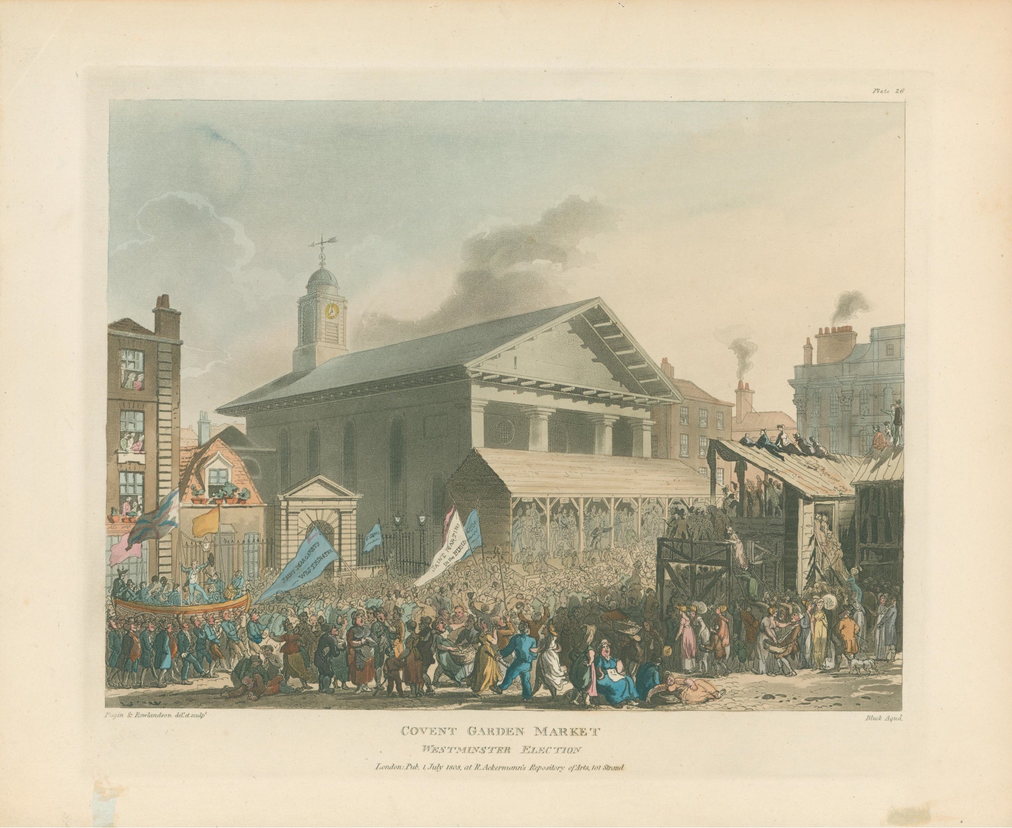 Rowlandson, Thomas & Pugin, Augustus Charles “Covent Garden Market, We ... Rowlandson, Thomas & Pugin, Augustus Charles “Covent Garden Market, We ...