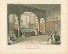 Load image into Gallery viewer, Rowlandson, Thomas &amp; Pugin, Augustus Charles “Doctors Commons.”  From &quot;The Microcosm of London&quot;
