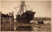 Load image into Gallery viewer, Mielatz, Charles F.W. &quot;Out of Commission.&quot; [Ship “Morningstar”, Boston Harbor]
