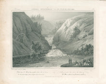Load image into Gallery viewer, Milbert, Jacques Gerard “Falls of Mount Ida, above the city of Troy.”  [Rensselaer County, NY]

