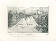 Load image into Gallery viewer, Milbert, Jacques Gerard “Chereza Falls Indian River.”  [Jefferson County, NY]
