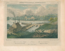 Load image into Gallery viewer, Milbert, Jacques Gerard   &quot;Machine à Vapeur sur la Rivière Schuylkill&quot; - Water Works on the Schuylkill River
