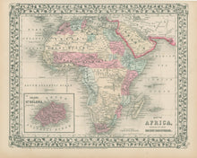 Load image into Gallery viewer, Mitchell, S. Augustus Jr. “Map of Africa, Showing Its Most Recent Discoveries”
