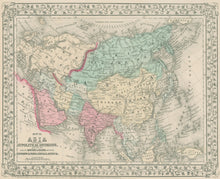 Load image into Gallery viewer, Mitchell, S. Augustus Jr. “Map of Asia, Showing Its Gt. Political Divisions...”
