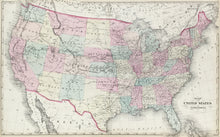 Load image into Gallery viewer, Mitchell Jr., S.A. &quot;Map of the United States and Territories&quot;
