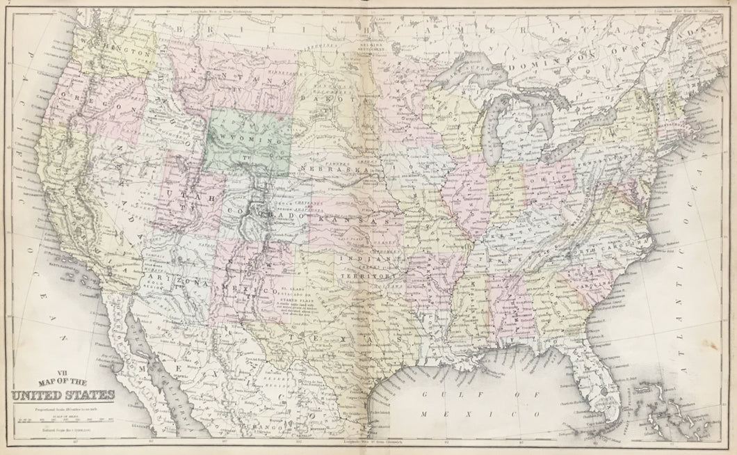 Young, J.H.  “VII Map of the United States