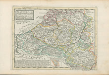 Load image into Gallery viewer, Moll, Herman &quot;FLANDERS or the Austrian Netherlands with ye Bishoprick of Liege.….Agreeable to Modern History by H. Moll, Geogr&quot;
