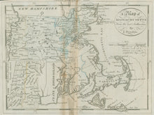 Load image into Gallery viewer, Denison, J. “A Map of Massachusetts from the best Authorities”
