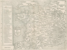 Load image into Gallery viewer, Munster, Sebastian “Galliae Regionis Nova Descriptio.&quot; From &quot;Cosmographia”
