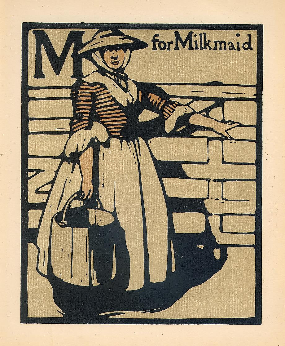 Nicholson, William.  “M for Milkmaid.”