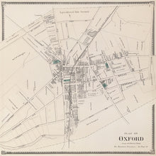 Load image into Gallery viewer, Witmer, A.R.  “Oxford.” From &quot;Atlas of Chester County&quot;
