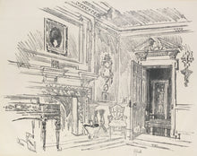 Load image into Gallery viewer, Pennell, Joseph  “Chew’s House.”  [Drawing Room at Cliveden—Wuerth’s title]. [Germantown, Philadelphia]
