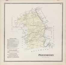 Load image into Gallery viewer, Witmer, A.R.  “Pennsbury.” From &quot;Atlas of Chester County&quot;
