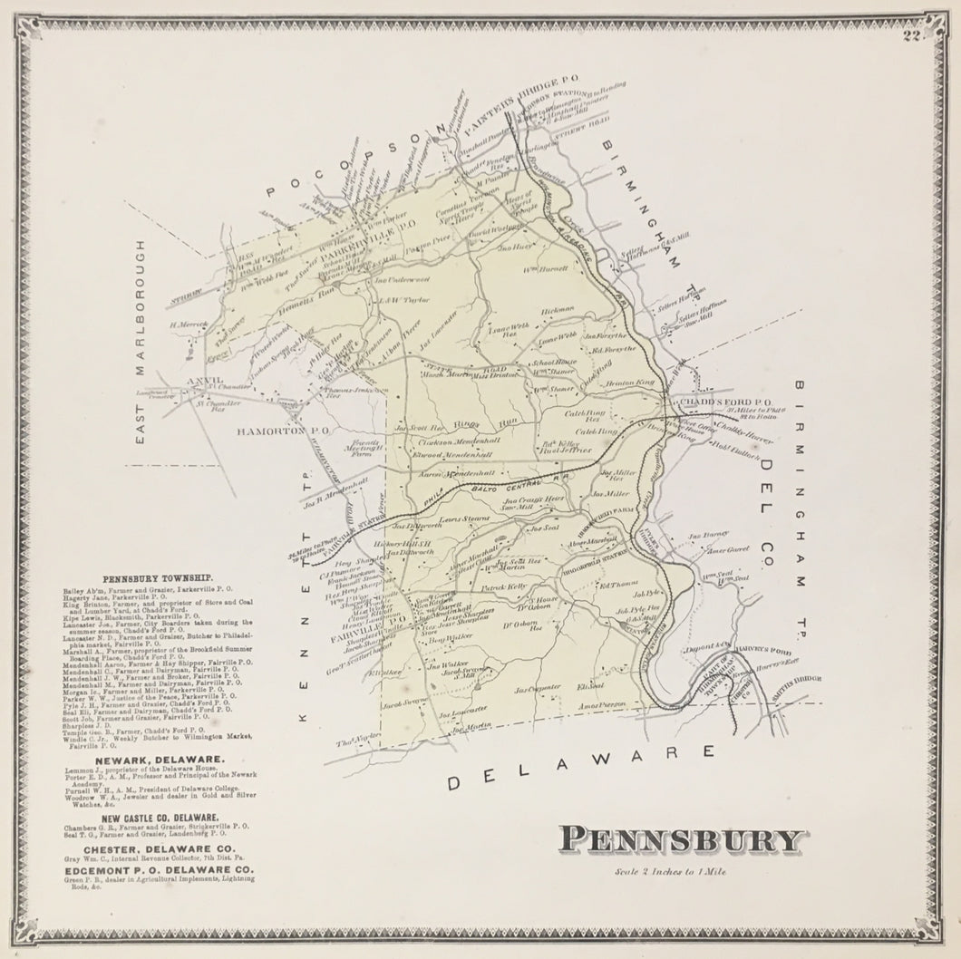 Witmer, A.R.  “Pennsbury.” From 