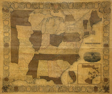 Load image into Gallery viewer, Phelps, Ensign &amp; Thayer  “Map of the United States from the latest Authorities&quot;
