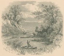 Load image into Gallery viewer, Waud, Alfred R. “Glimpse of Lake Michigan” From &quot;Picturesque America&quot;
