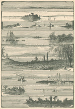 Load image into Gallery viewer, Unattributed “Lake Champlain from Plattsburg to St. Albans.”  From &quot;Picturesque America&quot;
