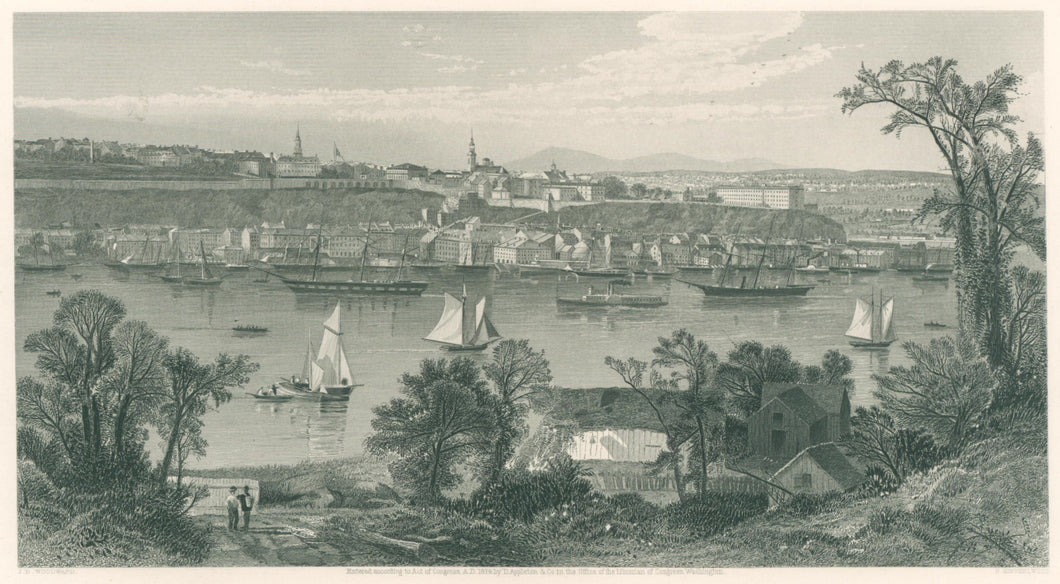 Woodward, J.D.  “Quebec.”  From Picturesque America
