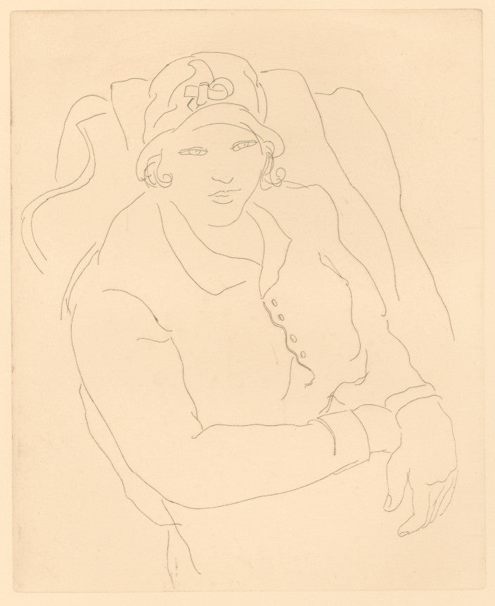 Pinto [Seated Woman with Hat]
