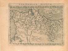 Load image into Gallery viewer, Porro, Girolamo after Magini, Giovanni “Portugalliae Regnum.”  [Portugal]
